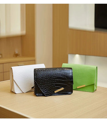 Mini Women's Shoulder Bag Luxury Brand Handbags for Women 2024 High Quality White Purse PU Hasp Messenger Bag Ladies Hand Bag