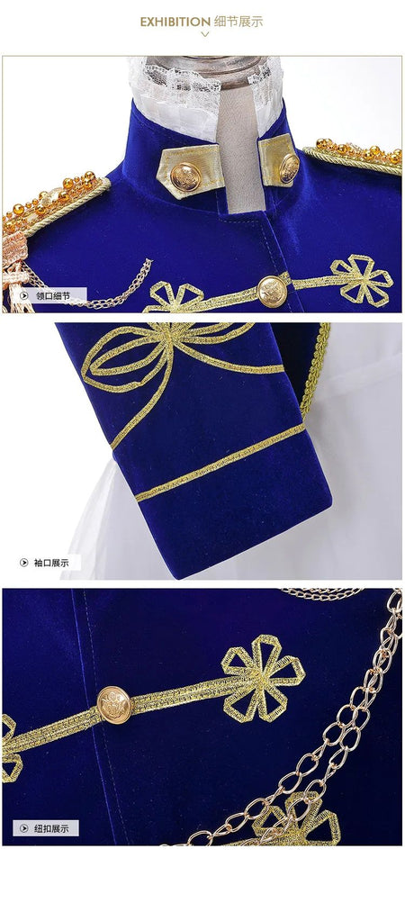 Men Stage Couple Costumes Photo Military Dress Suit Navy Men's and Women's Military Band Uniform Sailor Suit Spring and Autumn