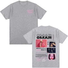 Omar Courtz Primera Musa Album Tour Merch T Shirt Men Women Clothing Hip Hop Fashion T-shirt Casual Short Sleeve T-shirts
