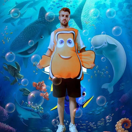 Find Nemo And Dory Costume Adult Anime Underwater Animal Clownfish Nemo Cosplay Carnival Party Fancy Dress Performance Costume