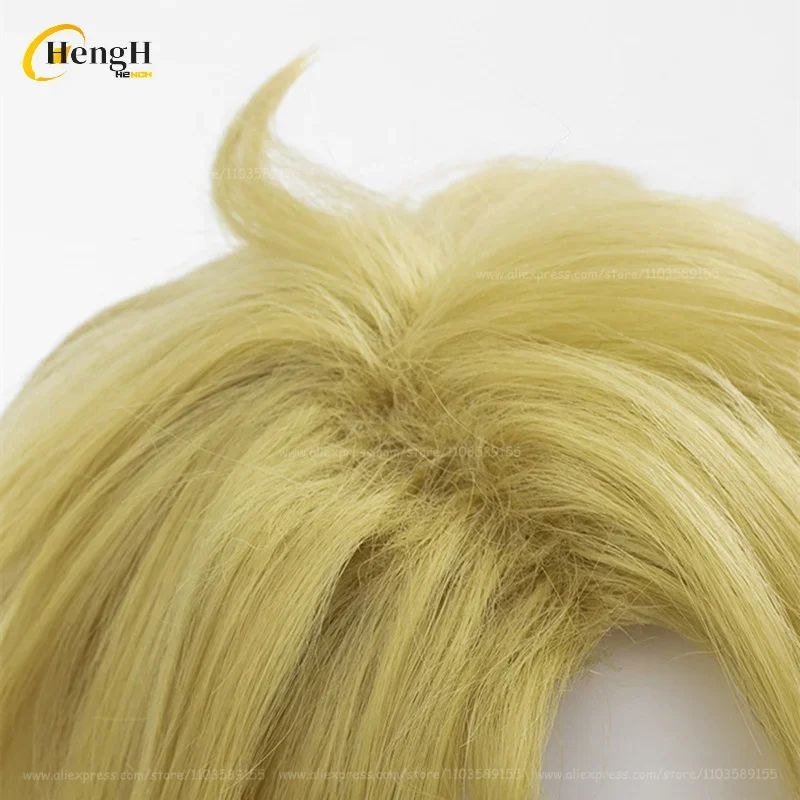 In Stock Synthetic Anime Kunikida Doppo Cosplay Wig Long 70cm Green Ponytail Wig And Glasses Heat Resistant Hair Halloween Wigs