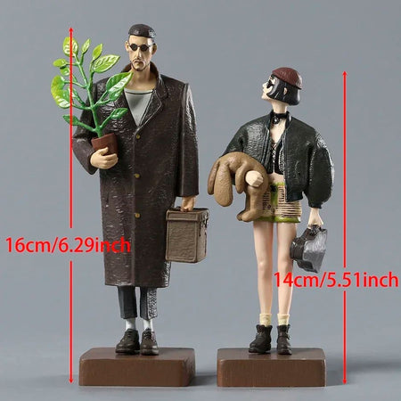 2-pack The Professional Leon Mathilda Figure Figurine Collection Model Doll Toy 14-16cm