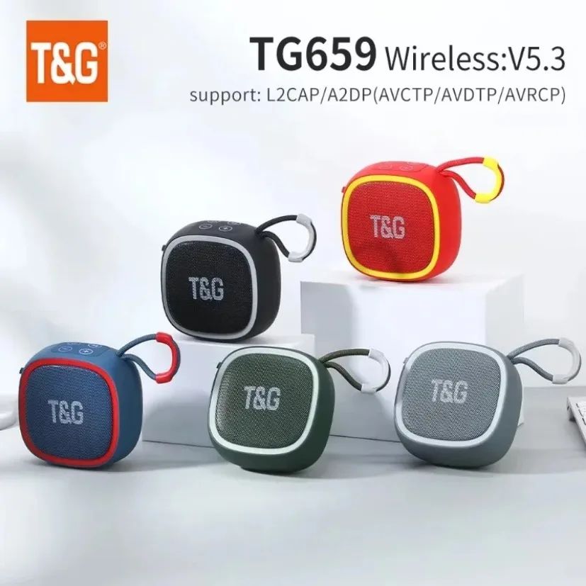 Bluetooth Speaker Mini Portable IPX4 Waterproof Wireless Loudspeaker Support TF FM Card BT TWS Stereo HIFI Sound Box Car Audio