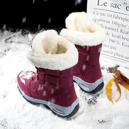 Winter Women Boots Platform Shoes Keep Warm Thigh High Snow Boots Outdoor Ladies Slip on Comfortable Waterproof Fur Femme Boots