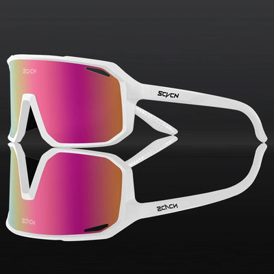 SCVCN Cycling Glasses Bike Mountain Bicycle Hiking Camping Golf UV400 Sunglasses Sport Protection Glasses for Men Women Baseball