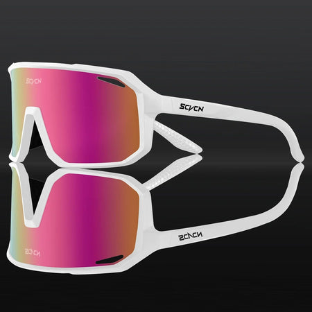 SCVCN Cycling Glasses Bike Mountain Bicycle Hiking Camping Golf UV400 Sunglasses Sport Protection Glasses for Men Women Baseball