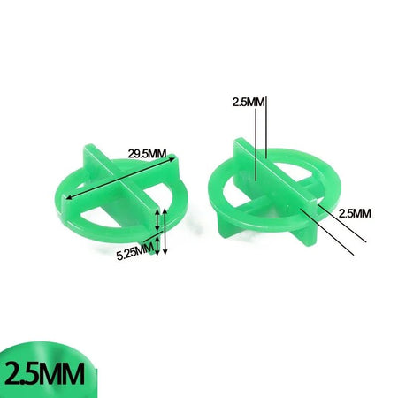 100Pcs Porcelain Tile Spacers Clips Wedge Ceramic Leveling System For Floor Wall Tile Gap Leveling System Construction Tools