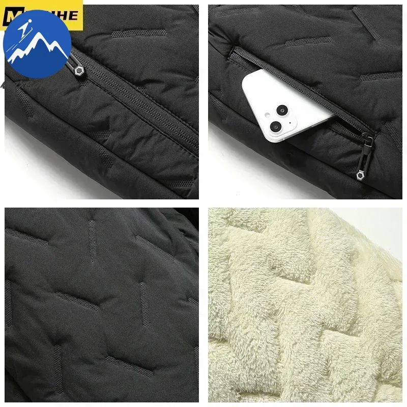 8xl Winter Thickened Mens Down Pants High Quality Fashion Drawstring Sports Pants Men's Jogger Outdoor Loose Leisure Down Pants