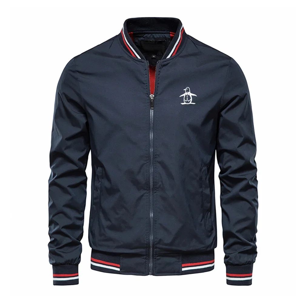 New/Korean/Golf/Men's stand up collar jacket zipper sportswear, Spring and Autumn fashion men's outdoor casual zipper jacket