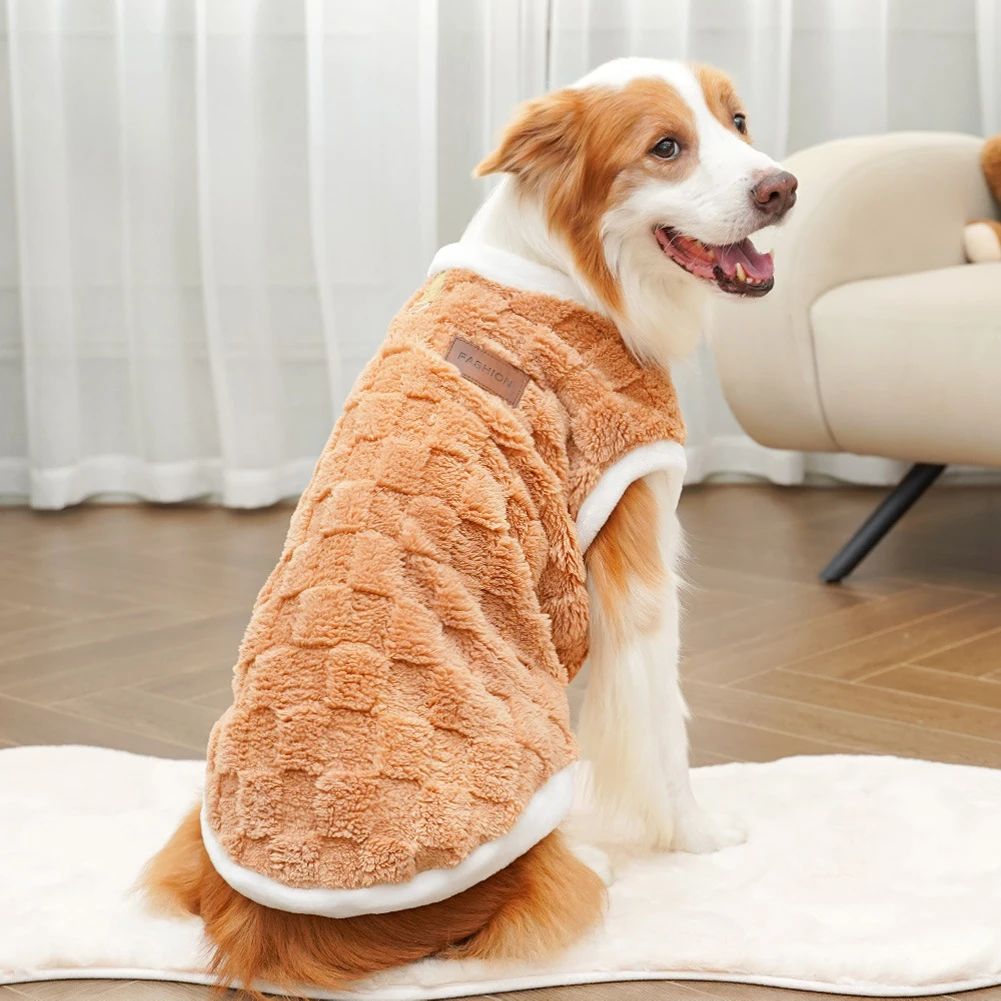 Pet Accessories Winter Dog Clothes for Dogs S-6XL Warm Dogs Coat Schnauzer Pug Clothing Sweatshirts Casual Dog Cat Clothing