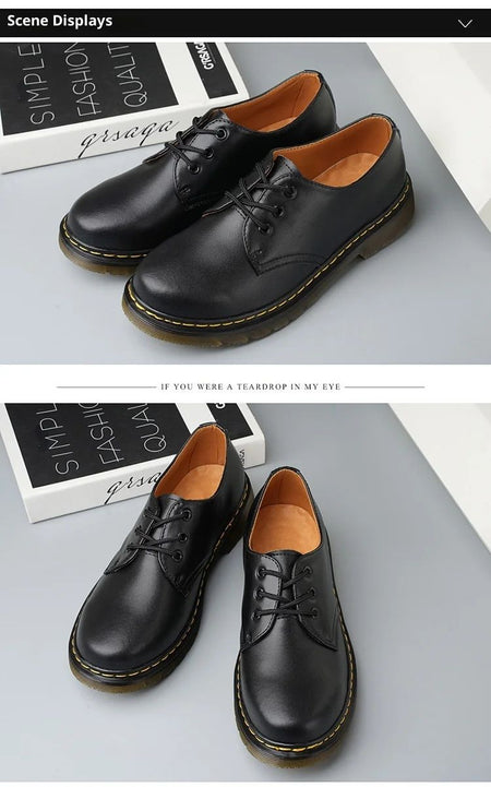 Fashion Men's Shoes Genuine Leather Unisex Casual Shoes Breathable Flat Driving Shoes Outdoor Non-slip Man Loafers Mens Shoes