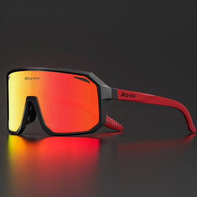 SCVCN Cycling Glasses Bike Mountain Bicycle Hiking Camping Golf UV400 Sunglasses Sport Protection Glasses for Men Women Baseball