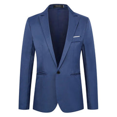 Autumn New Men's Casual Suit Casual Business Office Suit Jacket Solid Trendy Non-ironing Anti-wrinkle Slim Fit Men's Blouse