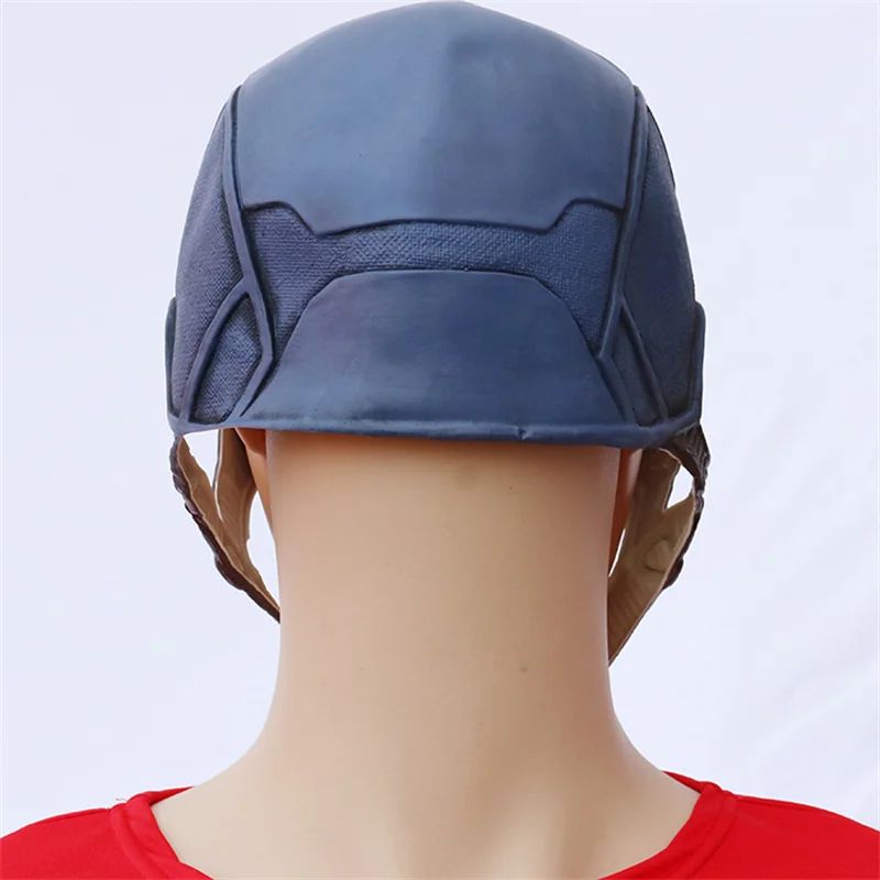 Movie Superhero USA Steve Captain Cosplay Mask Soft Latex Full Head Breathable Halloween Party Cosplay Costume Props