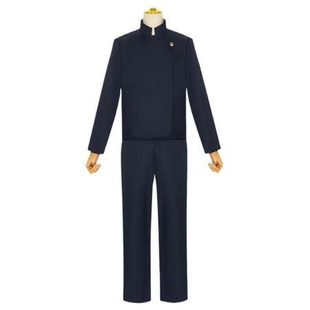 Gojo Satoru Cosplay Costumes pour hommes, Anime  iforme de lycée, Perruque trempée, Costume d'Halloween, Vêtements pour adultes