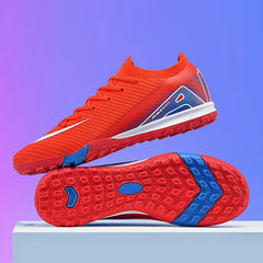 New Men Football Boots Adult Training Sport Soccer Shoes Cleats Boys Outdoor Long Spikes Non Slip Breathable Match Comfortable