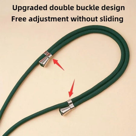Crossbody Lanyard Necklace Strap Universal Mobile Phone Adjustment Long Hanging Rope with Clip Anti-Lost Lanyard