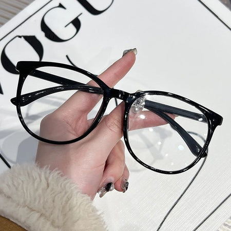 New Big Frame Anti-blue Light Near Sight Glasses Finished Myopia Glasses for Women Men Optical Prescription Eyewear 0 To -6.0
