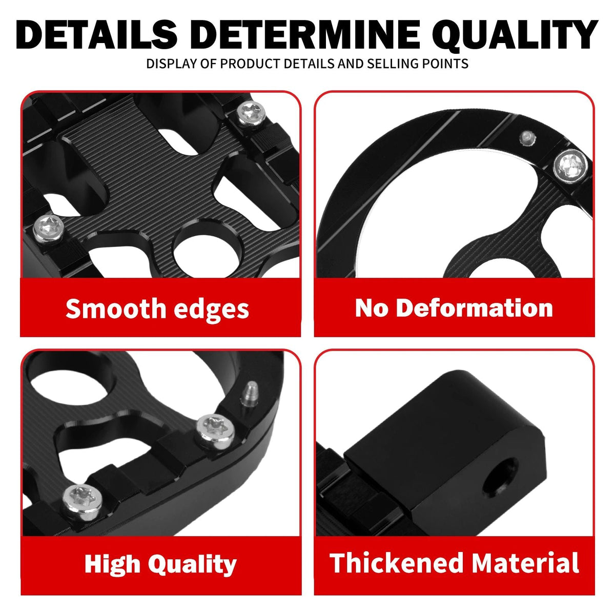 Motorcycle Footpegs Passenger Footrest Foot Pegs For Harley Softail Breakout Fat Bob Fat Boy Low Rider S Street Bob 2018-2025