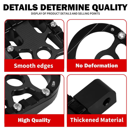 Motorcycle Footpegs Passenger Footrest Foot Pegs For Harley Softail Breakout Fat Bob Fat Boy Low Rider S Street Bob 2018-2025