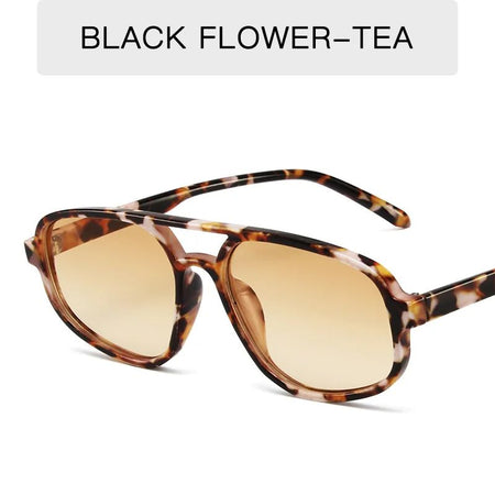 New Polygon Sunglasses Women Luxury Brand Cat Eye Glasses Men Designer Gradient Shades for Women UV400 Lentes De Sol Mujer