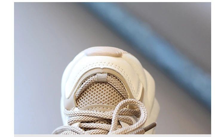 Girl Child Sport Shoe 2024 Spring Mesh Breathable Toddlers School Running Sneakers Fashion Non-slip Kids Boys Basketball Shoes