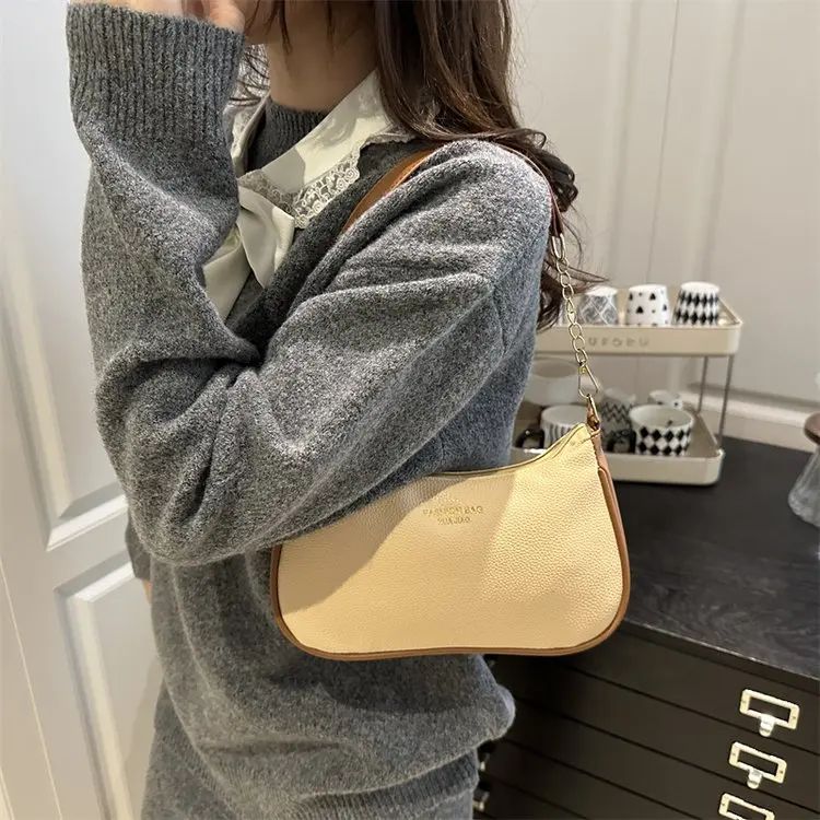 Cherry Pedant Shoulder Underarm Bag Women's Fashion Handbags Causal Hobos Purses Ladies Hand Bags Pu Leather for Work Travel