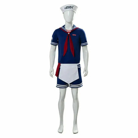 2026 new Men&Womens Robin/Steve Scoops Ahoy Costume Cosplay Uniforms Navy Halloween Costume Uniform Fancy Dress