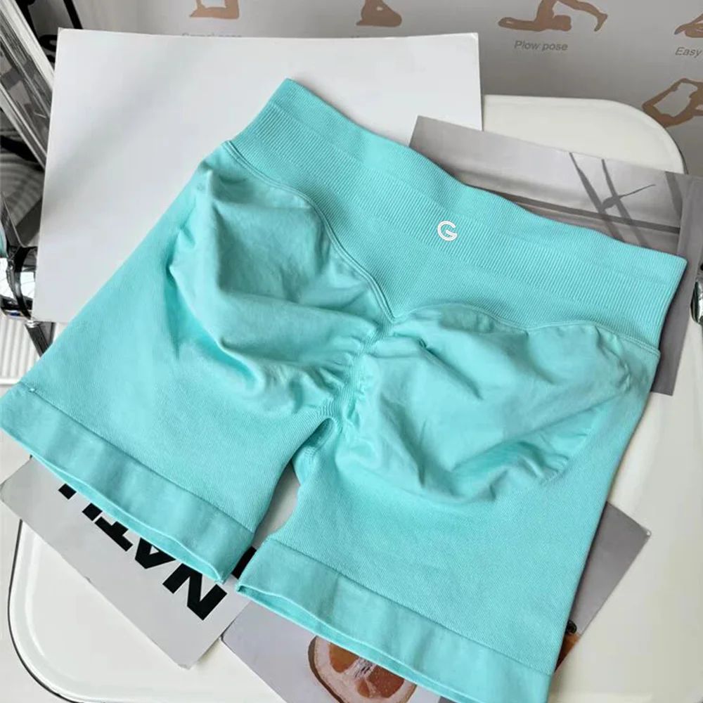 2025 Autumn New Women's Cotton Thread Elastic Yoga Sports Shopping Shorts Versatile