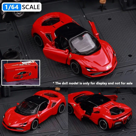 Bburago 1:64 Porsche 911 Gt2 Lamborghini Ferrari SP3 812 1959 Cadillac Miniature Alloy Diecast Car Model Collection Toy Gifts