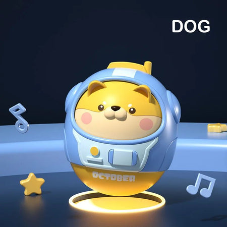 6-12 Months Old Baby Toy Animal Wobbler Baby Bell Toy Cartoon Animal Cute Shape Bell Doll Rocking Toy Newborn Birthday Gift
