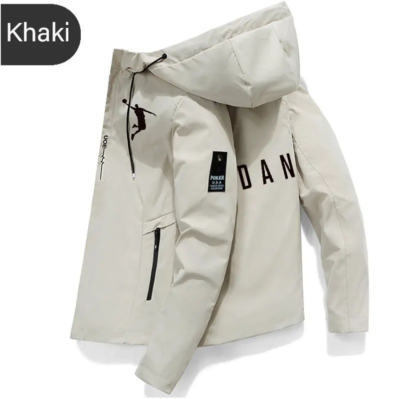 Basketball jacket men's new autumn brand running camping fishing jacket waterproof windbreaker outdoor casual men's hooded jacke