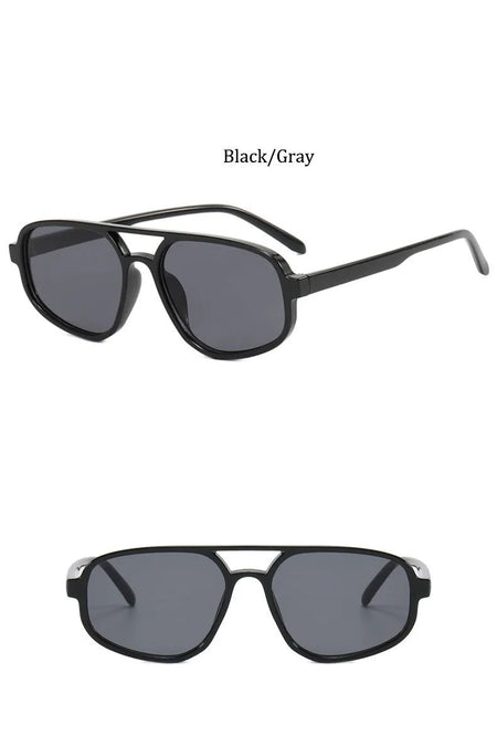 New Polygon Sunglasses Women Luxury Brand Cat Eye Glasses Men Designer Gradient Shades for Women UV400 Lentes De Sol Mujer