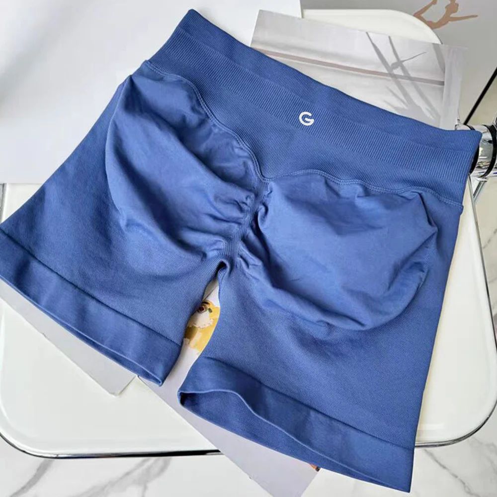 2025 Autumn New Women's Cotton Thread Elastic Yoga Sports Shopping Shorts Versatile