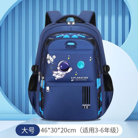 Popular Astronaut Elementary School Student Oxford Cloth Bag Large Capacity Children's Nylon Backpack Men