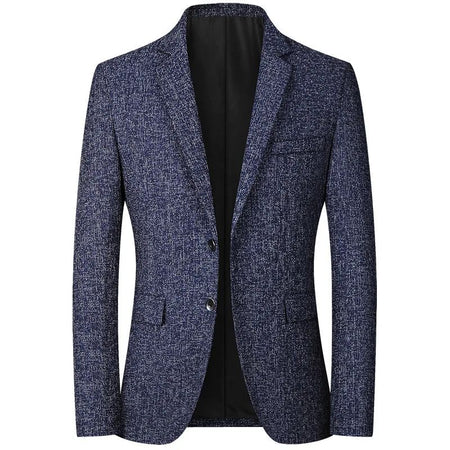 Black Men V-neck Single-breasted Suit Jacket, Fashion Slim Dress Coats, Blue Gray Yellow Blazers, Male Casual Tops Asian Size