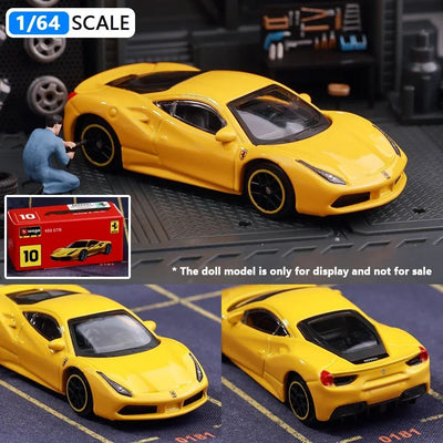 Bburago 1:64 Porsche 911 Gt2 Lamborghini Ferrari SP3 812 1959 Cadillac Miniature Alloy Diecast Car Model Collection Toy Gifts