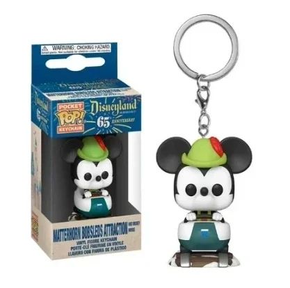 New 22 Styles Funko Pocket pop Keychains Mickey Mouse Minnie Donald Duck Stitch Angel Elvis TIKI Lilo Scrump Vinyl Figure Toys