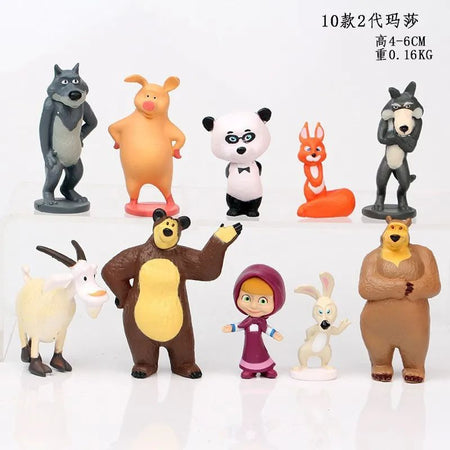 8pcs/Set Movie Pixars COCO Action Figure Toys Mini Cute Cartoon Anime Toys Model Children For fun Birthday Gifts Desk Decoration