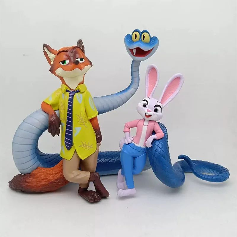 2025 New Popular Movie Zootopia 2 Peripheral  Action Figure High Quality Judy Nick PVC Toy Limited Stock Free Shipping