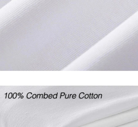 100% pure cotton summer high-end brand men's short sleeve round neck fashionable style half sleeved top breathable T-shirt