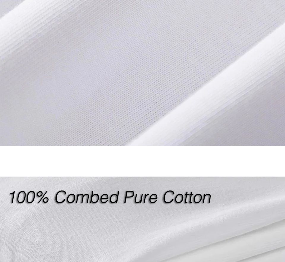 100% pure cotton summer high-end brand men's short sleeve round neck fashionable style half sleeved top breathable T-shirt