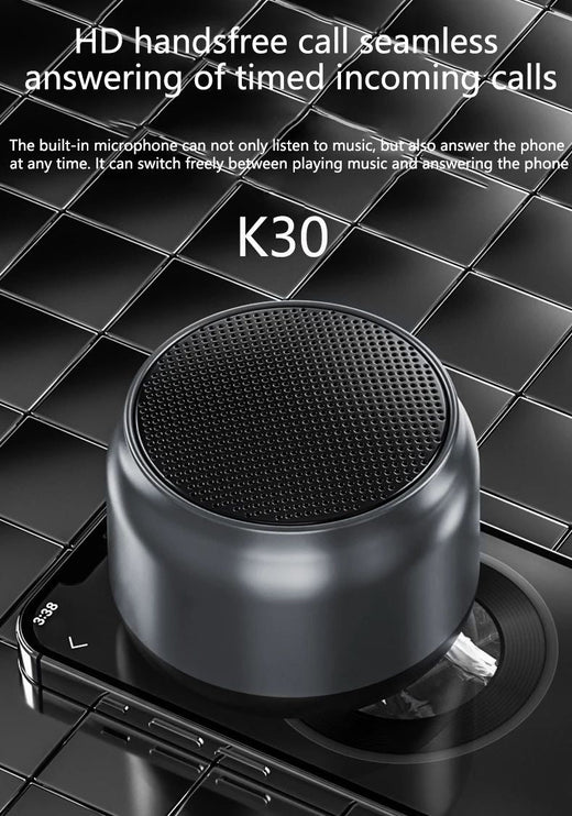 K30 Portable Bluetooth Wireless Speaker Waterproof USB Outdoor Loudspeaker Music Surround Bass Box Speakers For thinkplus IOS
