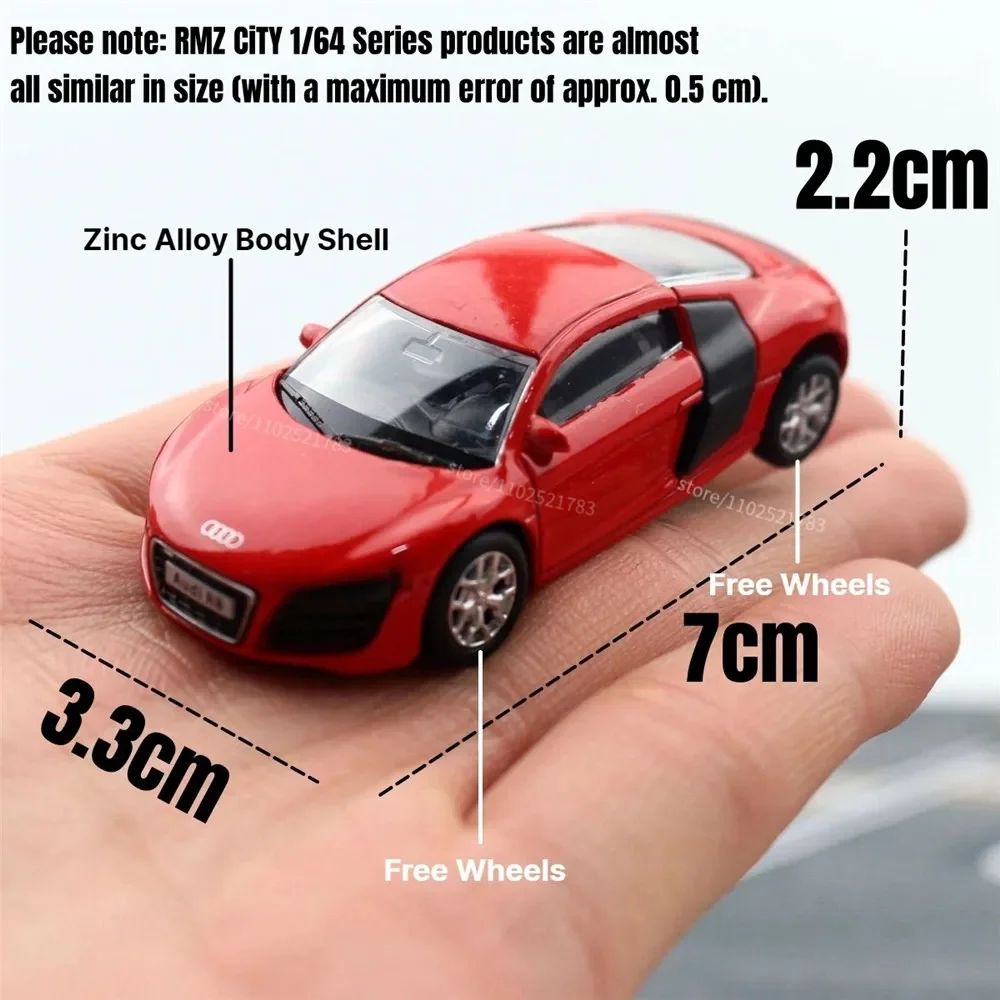 1:64 Lamborghini Aventador Car Model Replica Scale Diecast Miniature Art Chevrolet BMW VW Vehicle Collection Kid Boy Gift Toy