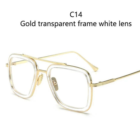 High Quality Iron Man Tony Stark Fishing Sunglasses Square Outdoor Sport Fishing Glasses Men Spider Eyewear Sports Sun Glasses