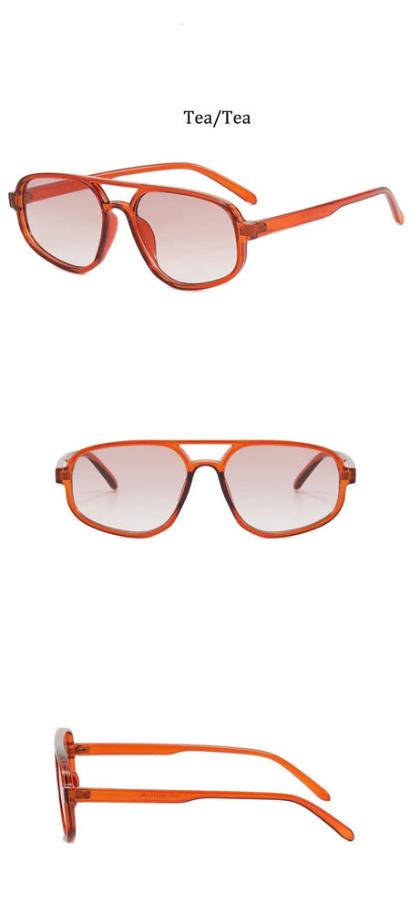 New Polygon Sunglasses Women Luxury Brand Cat Eye Glasses Men Designer Gradient Shades for Women UV400 Lentes De Sol Mujer