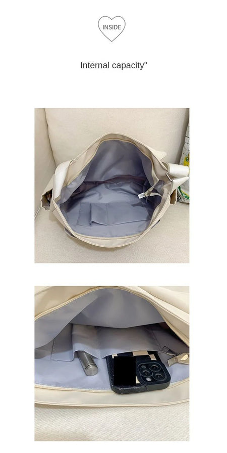 Women Star Pattern Y2k Messenger Bag Casual Tote Lady Simple Large Capacity Shoulder Bag Girl Travel School Bookbag Handbag
