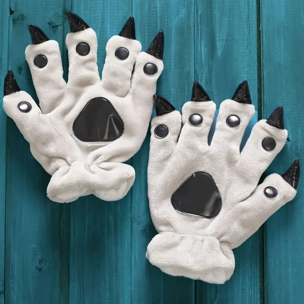 Stitch Animal Paw Slippers For Boy Girl Unisex Kids Cute Monster Claw Slippers Cartoon Soft Plush Warm Home Slippers Child Shoes