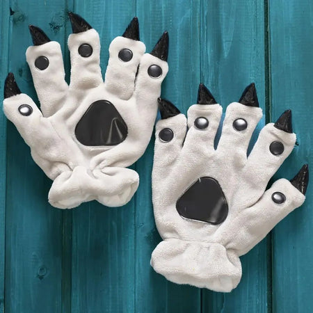 Stitch Animal Paw Slippers For Boy Girl Unisex Kids Cute Monster Claw Slippers Cartoon Soft Plush Warm Home Slippers Child Shoes