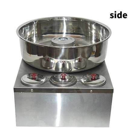 Commercial Marshmallow Machine Stainless Steel Gas Cotton Candy Maker DIY Candy Floss Machine Fancy Brushed Spun Sugar Machine